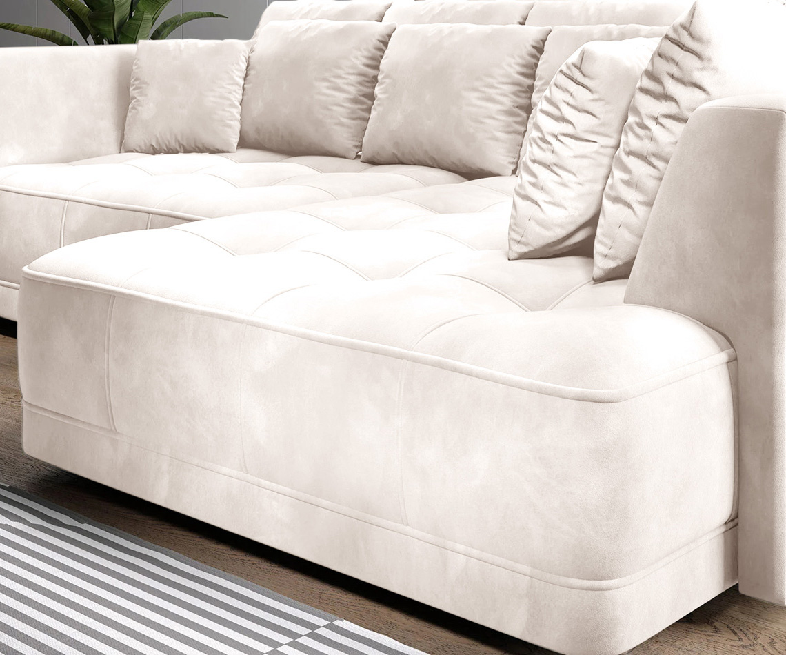 Design Ecksofa mit großer Sitz- und Liegefläsche - elektrisch verstellbares  Bigsofa | Exklusive Möbel online kaufen