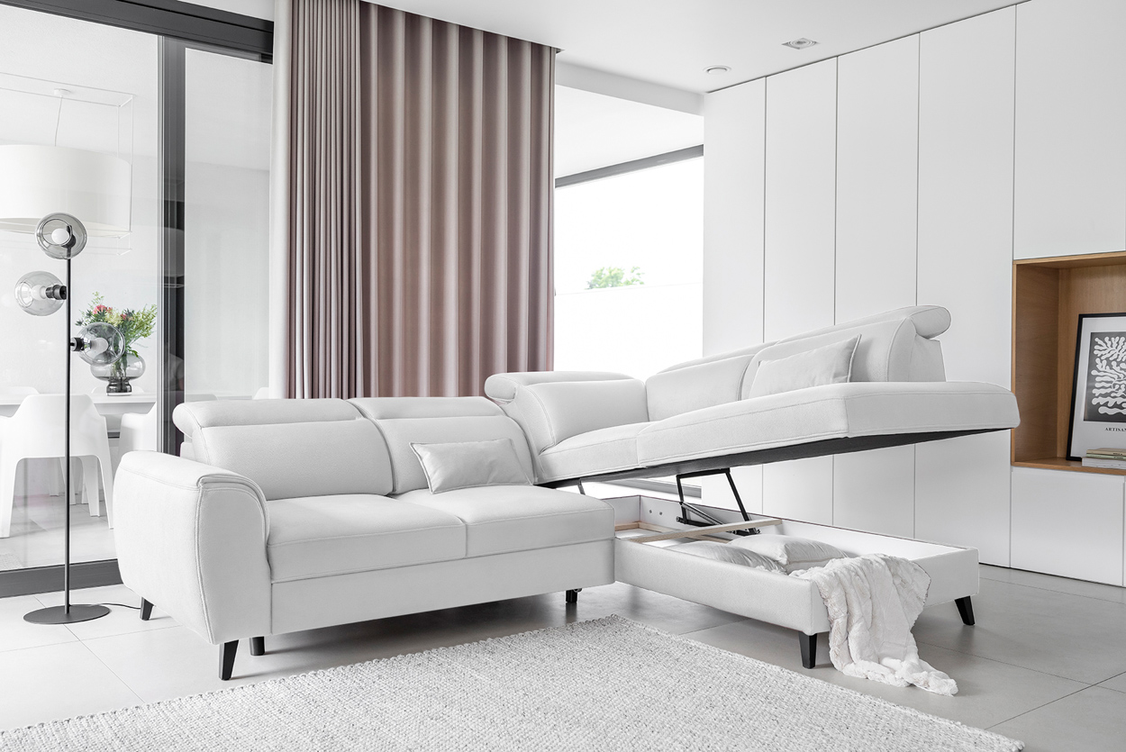 kaufen von online Ecksofa Möbel elegantes Funktionen Exklusive Wohnklusiv mit |