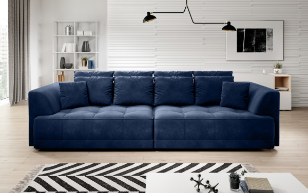 Bigsofa AREZZO große Couch mit elektrisch verstellbarer XXL-Sitz- und Liegefläche